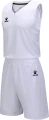 Комплект баскетбольної форми Kelme білий 8352LB1028.9100