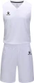Комплект баскетбольної форми Kelme білий 8352LB1028.9100
