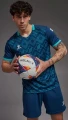 Комплект футбольної форми Kelme ARGO темно-синьо-бірюзовий 8151ZB1006.4021