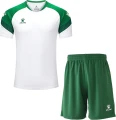 Комплект футбольной формы Kelme BRAVO бело-зеленый 7351TX1092.9105_8351ZB1143.9311