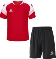 Комплект футбольной формы детский Kelme BRAVO красно-бело-черный 7351TX3093.9610_8351ZB3143.9000