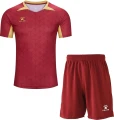 Комплект футбольной формы Kelme VICTORY бордово-золотой 8351ZB1196.9609_8351ZB1143.9691