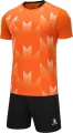 Комплект футбольної форми Kelme BURGOS оранжево-чорний 8251ZB1003.9907