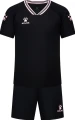 Комплект футбольної форми дитячий Kelme FARO чорно-світло-рожевий 8451ZB3246.9000
