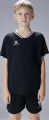 Комплект футбольной формы детский Kelme FARO черно-светло-розовый 8451ZB3246.9000