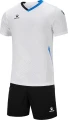 Комплект футбольної форми Kelme NAVARRO біло-чорний 8251ZB1005.9100