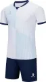 Комплект футбольної форми Kelme BRAGA II біло-блакитно-темно-синій 8551ZB11083.9100