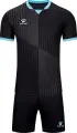 Комплект футбольной формы Kelme BRAGA II черно-темно-серо-голубой 8551ZB11083.9000