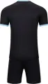 Комплект футбольної форми Kelme BRAGA II чорно-темно-сіро-блакитний 8551ZB11083.9000