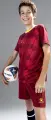 Комплект футбольної форми дитячий Kelme BRAGA бордово-жовтий 8351ZB3085.9603