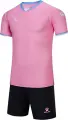 Комплект футбольної форми Kelme KADIS II світло-рожево-блакитно-чорний 8551ZB11084.9636