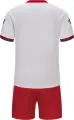 Комплект футбольної форми дитячий Kelme біло-червоний 8551ZB31084.9100