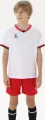 Комплект футбольної форми дитячий Kelme біло-червоний 8551ZB31084.9100