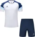 Комплект футбольной формы Kelme BRAVO бело-темно-синий 7351TX1092.9112_7351ZB1255.9416