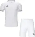 Комплект футбольной формы Kelme GETAFE бело-серый 8551ZB11078.9100_7351ZB1255.9100