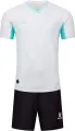 Комплект футбольної форми Kelme AVILA біло-бірюзово-чорний 8451ZB1248.9100