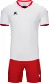 Комплект футбольної форми Kelme KADIS II біло-червоний 8551ZB11084.9100