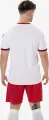 Комплект футбольной формы Kelme KADIS II бело-красный 8551ZB11084.9100