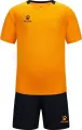Комплект футбольної форми дитячий Kelme LUGO оранжево-чорний 8451ZB3245.9907