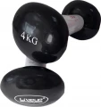 Гантели LiveUp VINYL DUMBBELL EGG HEAD черные (2 х 4,0 кг) LS2001-4
