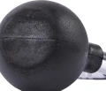 Гиря LiveUp RUBBER KETTEL DUMBELL черная (4,0 кг) LS2044-4