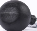 Гиря LiveUp RUBBER KETTEL DUMBELL черная (8,0 кг) LS2044-8