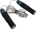Скакалка швидкісна обтяжена LiveUp JUMP ROPE чорна LS3137