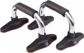 Упори для віджимань LiveUp CHROME PUSH UP BAR чорно-помаранчеві LS3162
