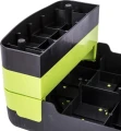 Степ-платформа LiveUp POWER STEP чорно-салатова LS3168B