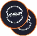Глайдинг-диски LiveUp SLIDING DISC помаранчево-чорні LS3360