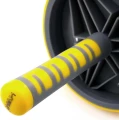 Ролик для преса LiveUp EXERCISE WHEEL жовто-сірий LS3371
