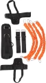 Набір еспандерів для тренувань LiveUp TRAINING KIT чорно-помаранчевий LS3664