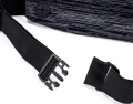 Сумка на пояс LiveUp WAIST PACK черно-темно-серая LS3733-blk