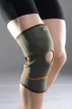 Фіксатор коліна LiveUp KNEE SUPPORT сіро-чорно-помаранчевий S/M LS5636-SM