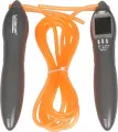 Скакалка с электронным счетчиком LiveUp ELECTRONIC JUMP ROPE оранжево-серая 275 см LS3123