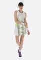 Теннисное платье женское Lotto TECH W I - D4 DRESS бело-зеленое 218778/9VI