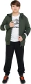 Спортивный костюм детский Lotto SMART B II SUIT FL темно-зелено-черный 216987/6UK