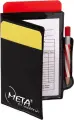 Картки арбітра з блокнотом Meta REFEREE WARNING CARDS KIT жовта, червона, чорний (2 штуки) 1900003200
