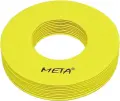 Набор плоских фишек с отверстиями Meta FLAT MARKER WITH HOLE SET OF 10 PK 19 см желтый 2102005004