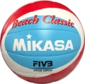 М'яч для пляжного волейболу Mikasa BEACH CLASSIC біло-блакитно-червоний Розмір 5 BV543C-VXB-RSB