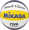 М'яч для пляжного волейболу Mikasa BEACH CLASSIC біло-жовто-темно-синьо-червоний Розмір 5 BV551C