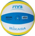 М'яч для пляжного волейболу Mikasa YOUTH BEACH VOLLEYBALL біло-жовто-блакитний Розмір 5 SBV
