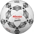 Футзальний м'яч Mikasa FSC62 AMERICA біло-чорно-червоний Розмір 4 FSC62AMERICA