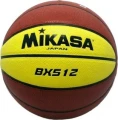 Баскетбольний м'яч Mikasa BX512 коричнево-жовтий Розмір 5 BX512-5