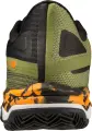 Кроссовки теннисные Mizuno WAVE EXCEED LIGHT 2 PADEL оливково-оранжево-черные 61GB2322-90