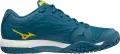 Кросівки тенісні Mizuno WAVE INTENSE TOUR 5 AC темно-бірюзово-жовто-оранжеві 61GA1900-30
