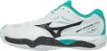 Кроссовки теннисные Mizuno WAVE INTENSE TOUR 5 CC бело-бирюзово-черные 61GC1900-35