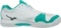 Кроссовки теннисные Mizuno WAVE INTENSE TOUR 5 CC бело-бирюзово-черные 61GC1900-35