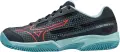 Кроссовки теннисные детские Mizuno EXCEED STAR JR CC черно-бирюзово-красные 61GC2255-12