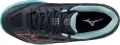 Кроссовки теннисные детские Mizuno EXCEED STAR JR CC черно-бирюзово-красные 61GC2255-12